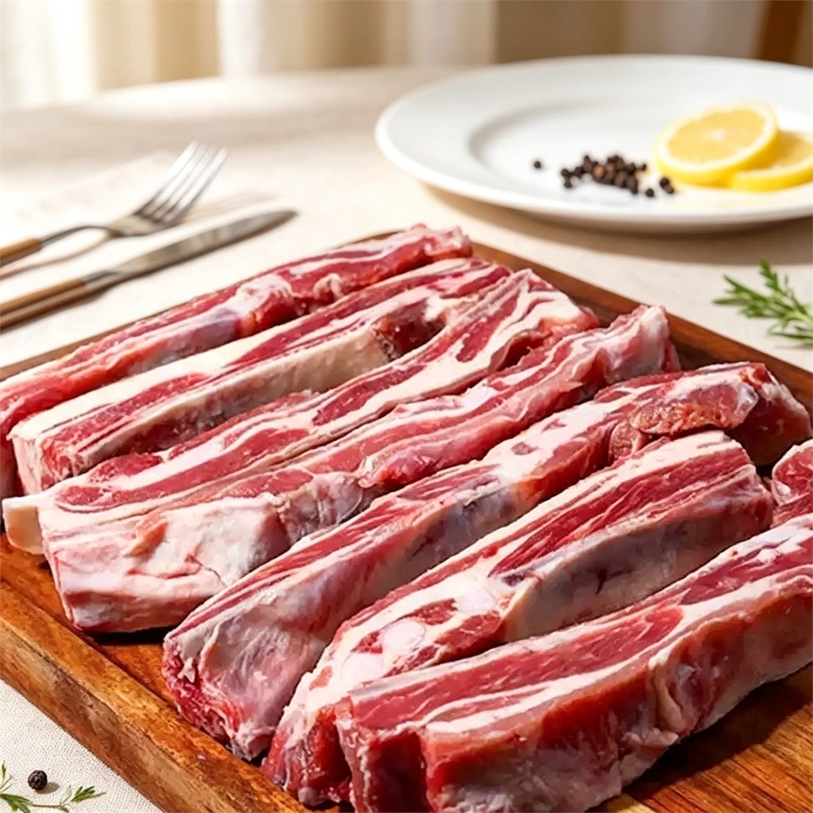 Bone-In Hand-Cut Lamb Ribs